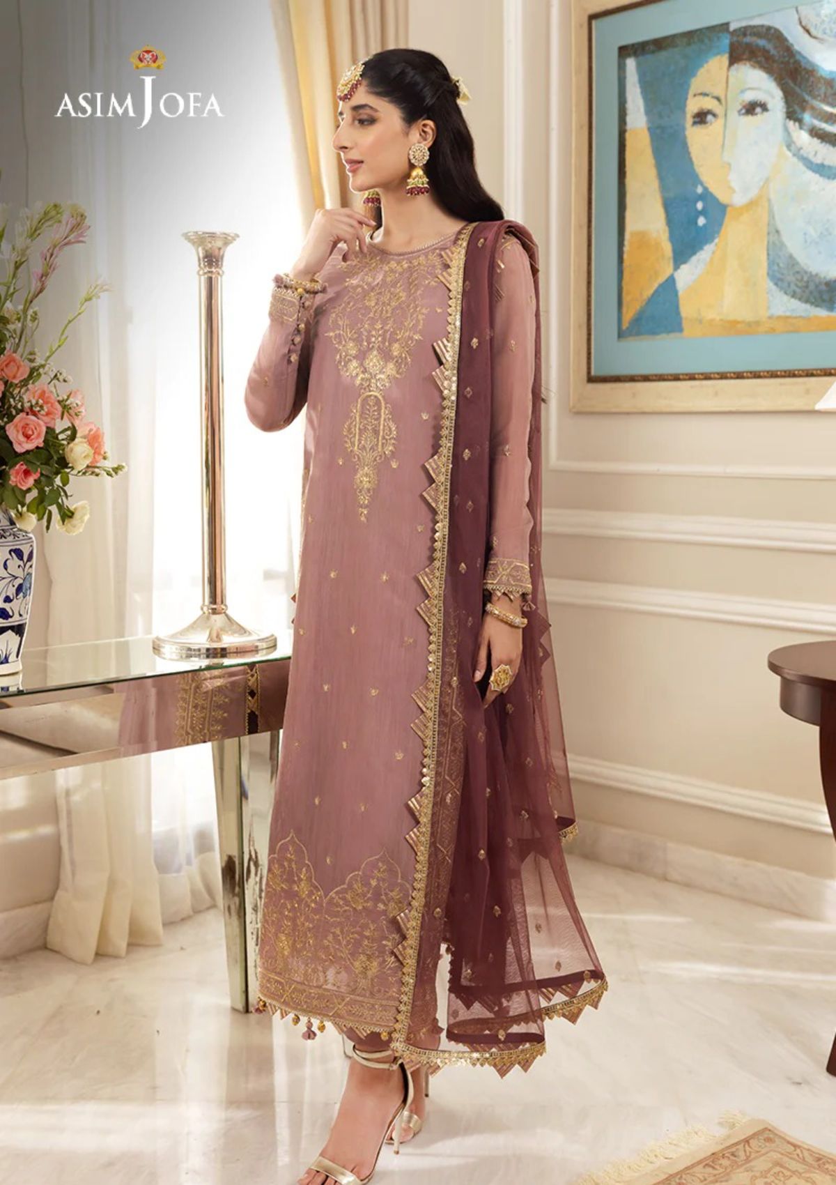Formal Collection - Asim Jofa - Zari Sitara - AJZS#20 - Official Asim Jofa - Agha Fabrics UK