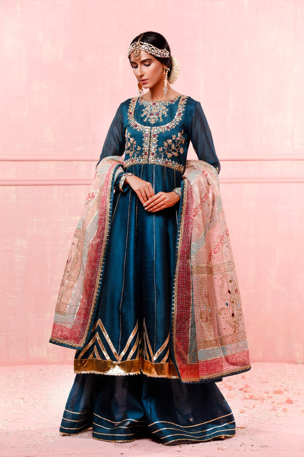 Wahajmkhan | Festive Fiesta Formals | TEAL LOVE