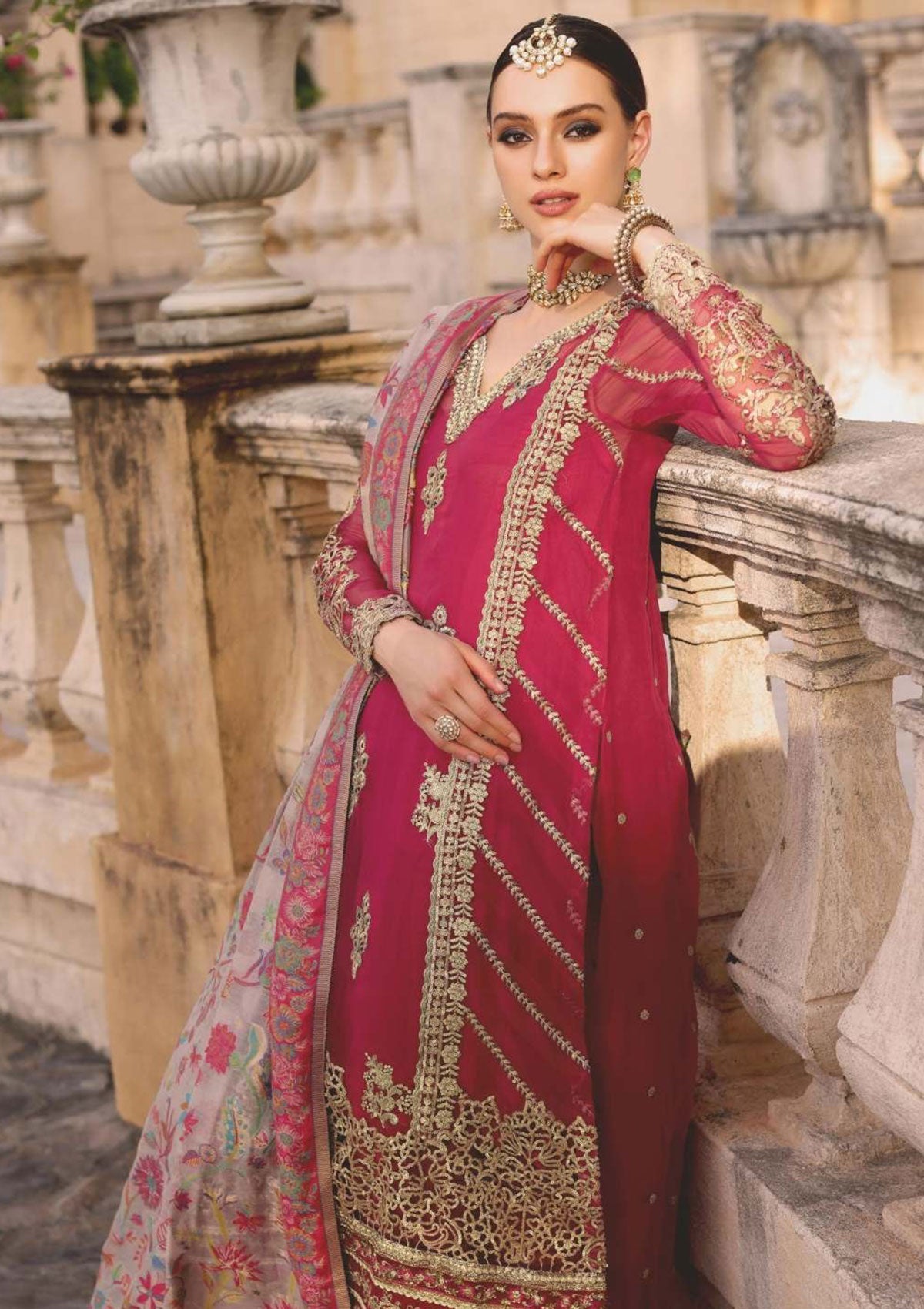 Formal Collection - Noor By Saadia Asad - Kaani - Wedding - NSK#3 - Official Noor by Saadia Asad - Agha Fabrics UK