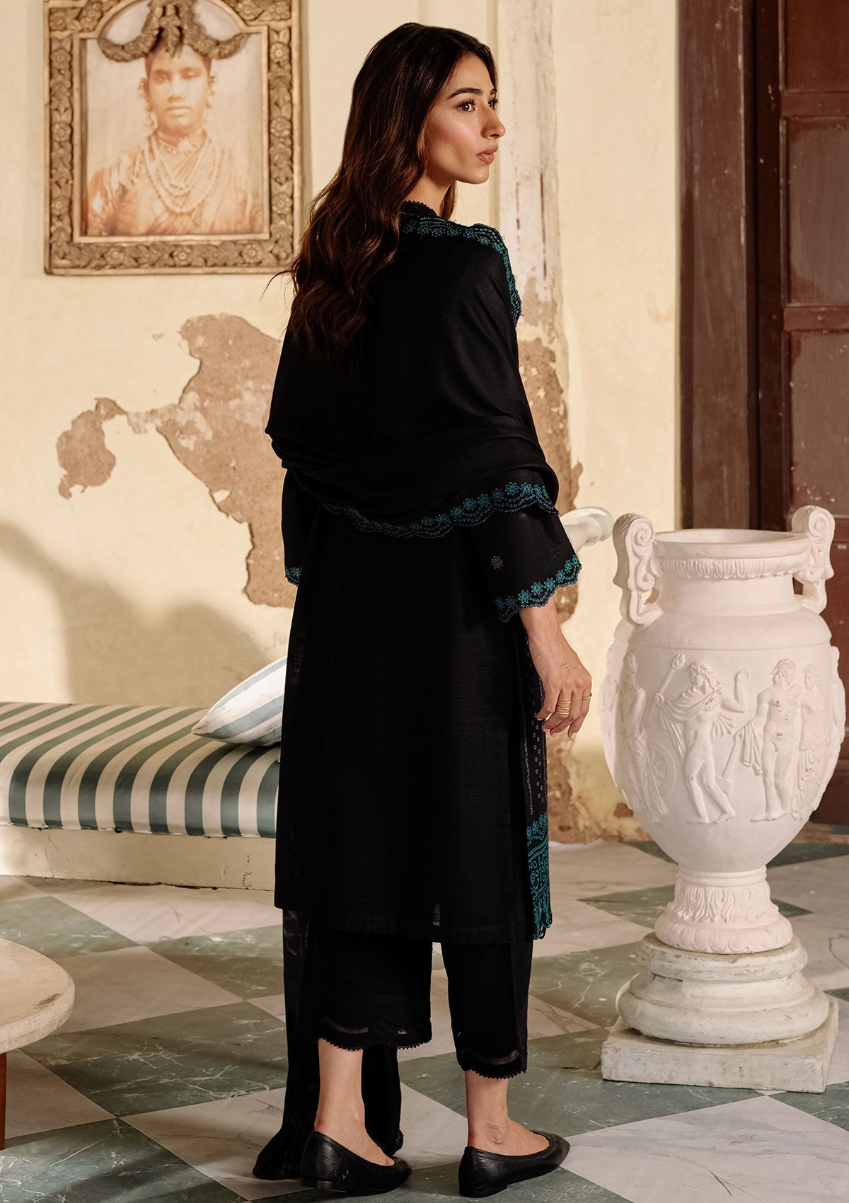 Winter Collection - Sahar - Embroidered Khaddar - D#02