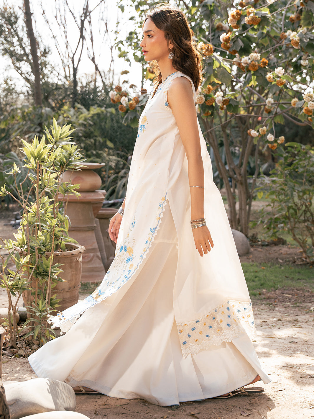 Bin Ilyas | Hazel Printed Lawn 25 | 2078 - B - Official Bin Ilyas - Agha Fabrics UK