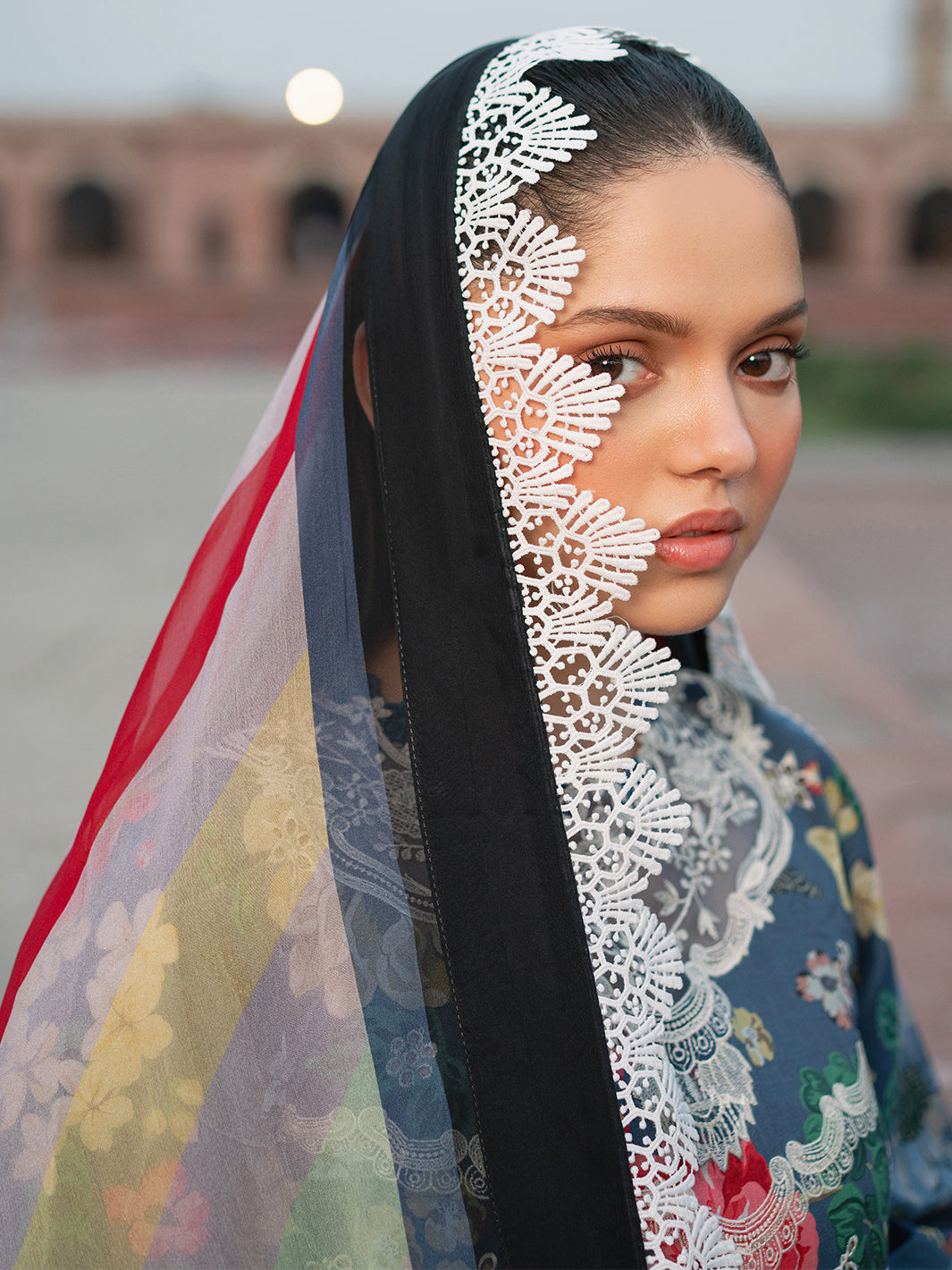 Bin Ilyas | Naqsh Naaz Luxury Lawn 25 | 2081 - B - Official Bin Ilyas - Agha Fabrics UK