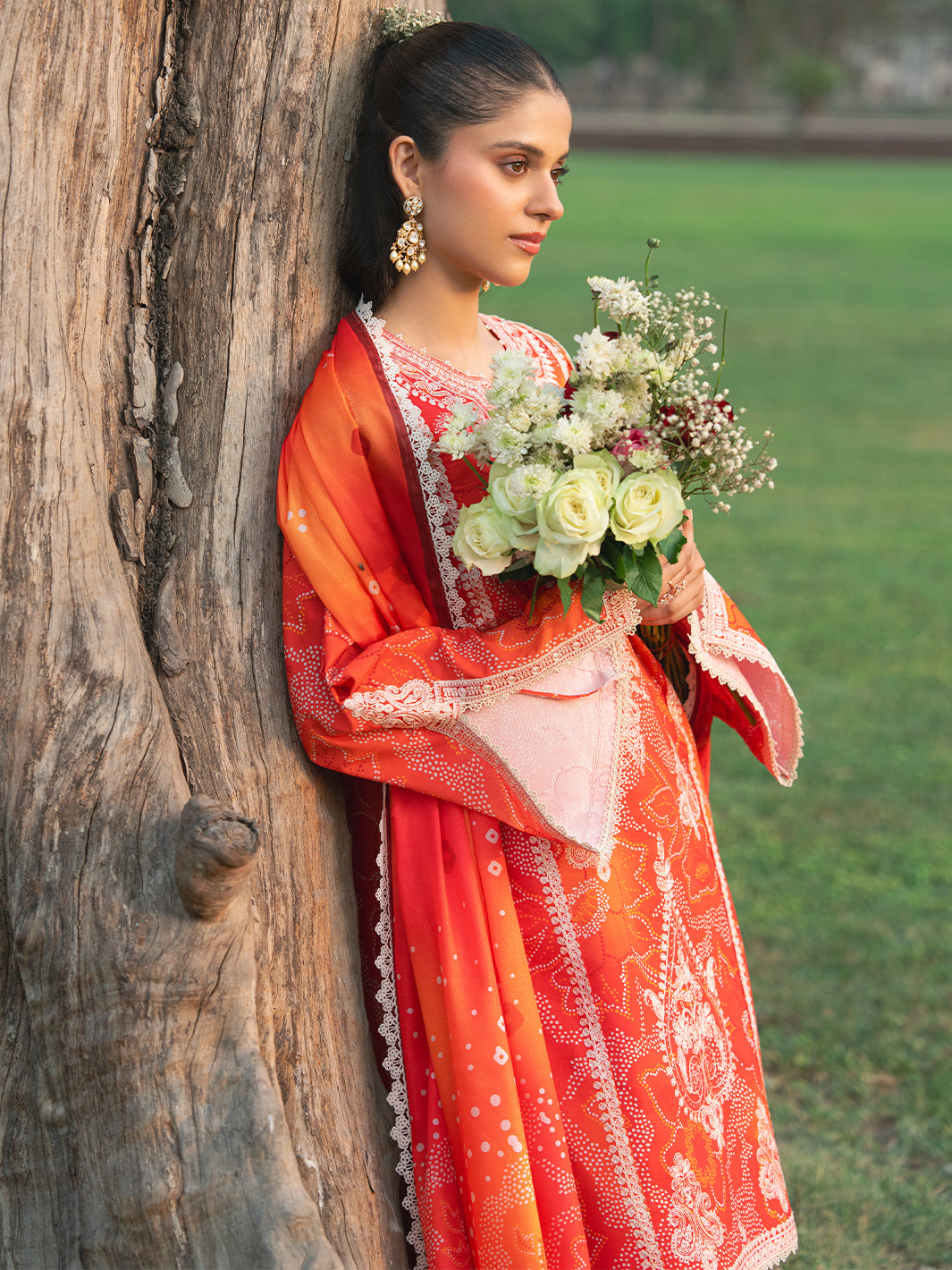 Bin Ilyas | Naqsh Naaz Luxury Lawn 25 | 2084 - A - Official Bin Ilyas - Agha Fabrics UK