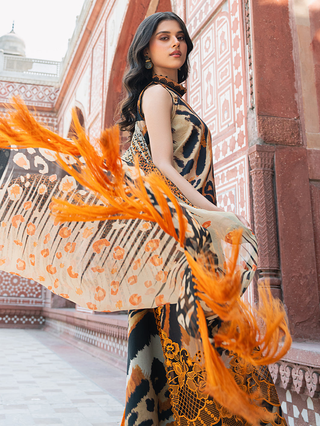 Bin Ilyas | Naqsh Naaz Luxury Lawn 25 | 2086 - B - Official Bin Ilyas - Agha Fabrics UK