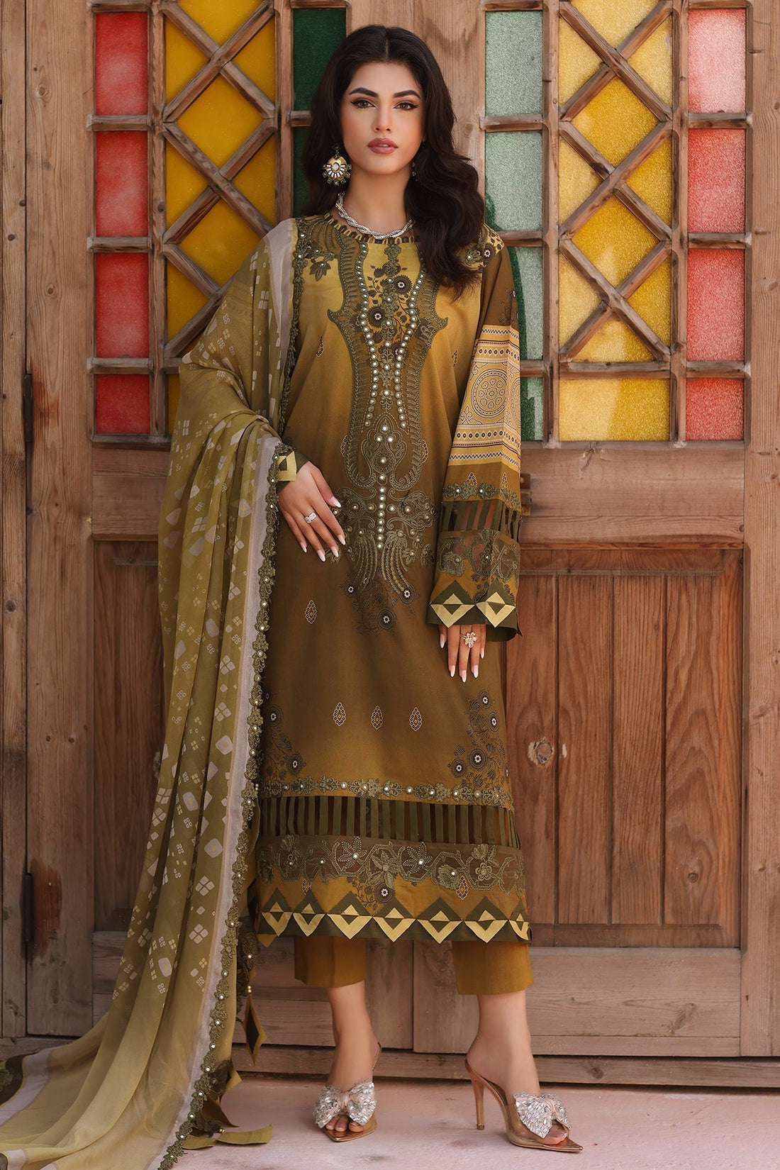 Charizma | Lawn Collection 24 | AG4-02 - Official Charizma - Agha Fabrics UK