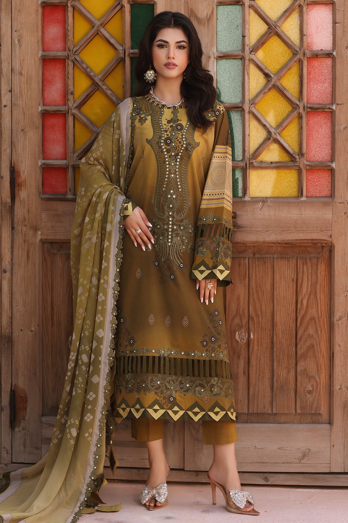 Charizma | Lawn Collection 24 | AG4-02 - Official Charizma - Agha Fabrics UK