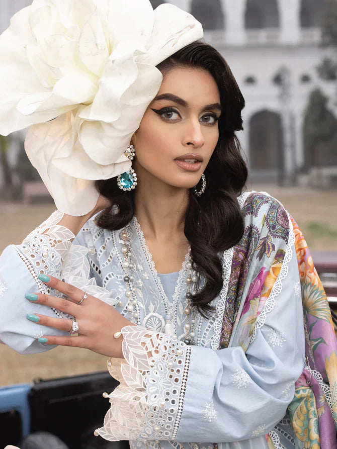 Faiza Faisal | Maya Luxury Lawn | Anja - Official Faiza Faisal - Agha Fabrics UK