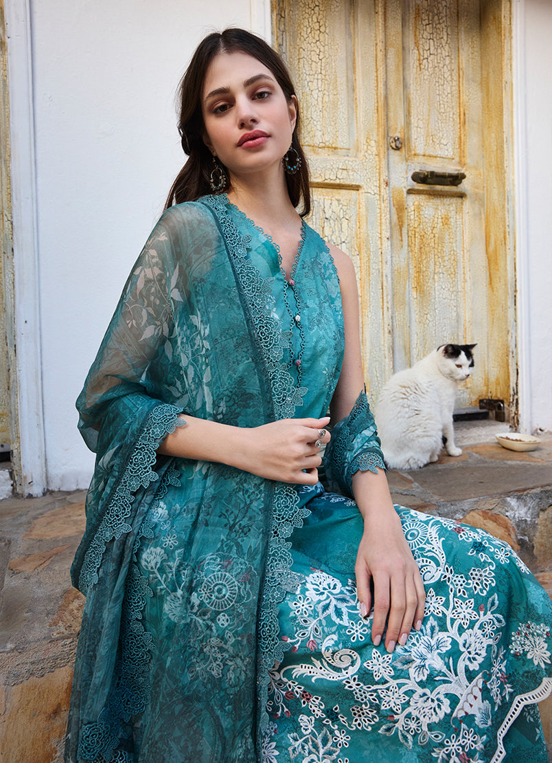 Image | Spring Printkari 25 | Sareh - Official Image - Agha Fabrics UK