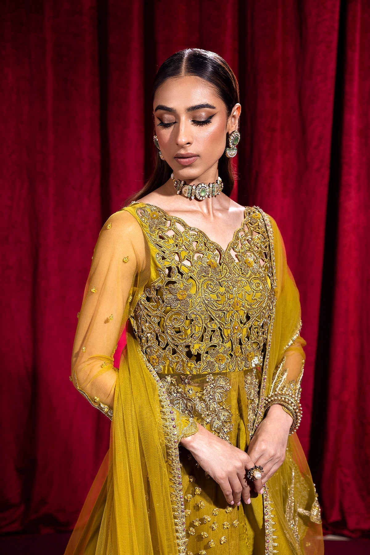 Mina Kashif | Luxury Pret | Saffron