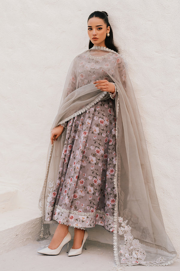 Baroque | Luxury Pret 25 | EMBROIDERED CHIFFON PR-1090 - Official Baroque - Agha Fabrics UK