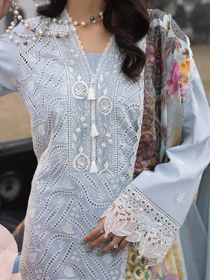 Faiza Faisal | Maya Luxury Lawn | Anja - Official Faiza Faisal - Agha Fabrics UK