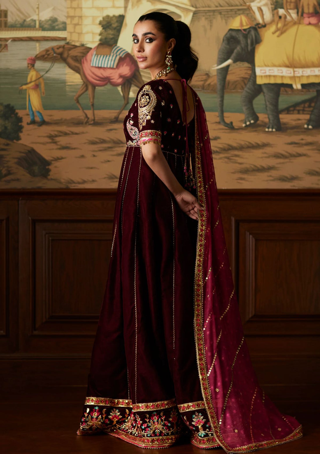Winter Collection - Mina Hasan - Velvet Luxe - Daaniya