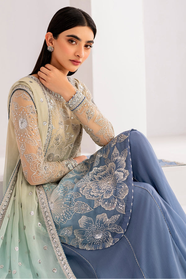 Jazmin | Formals Collection | CHIFFON UC-3052 - Official Jazmin - Agha Fabrics UK