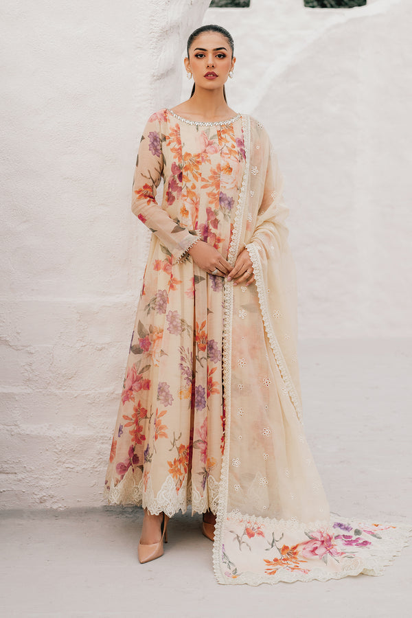 Baroque | Luxury Pret 25 | EMBROIDERED COTTON PATTI PR-1091 - Official Baroque - Agha Fabrics UK