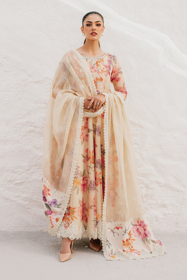 Baroque | Luxury Pret 25 | EMBROIDERED COTTON PATTI PR-1091 - Official Baroque - Agha Fabrics UK