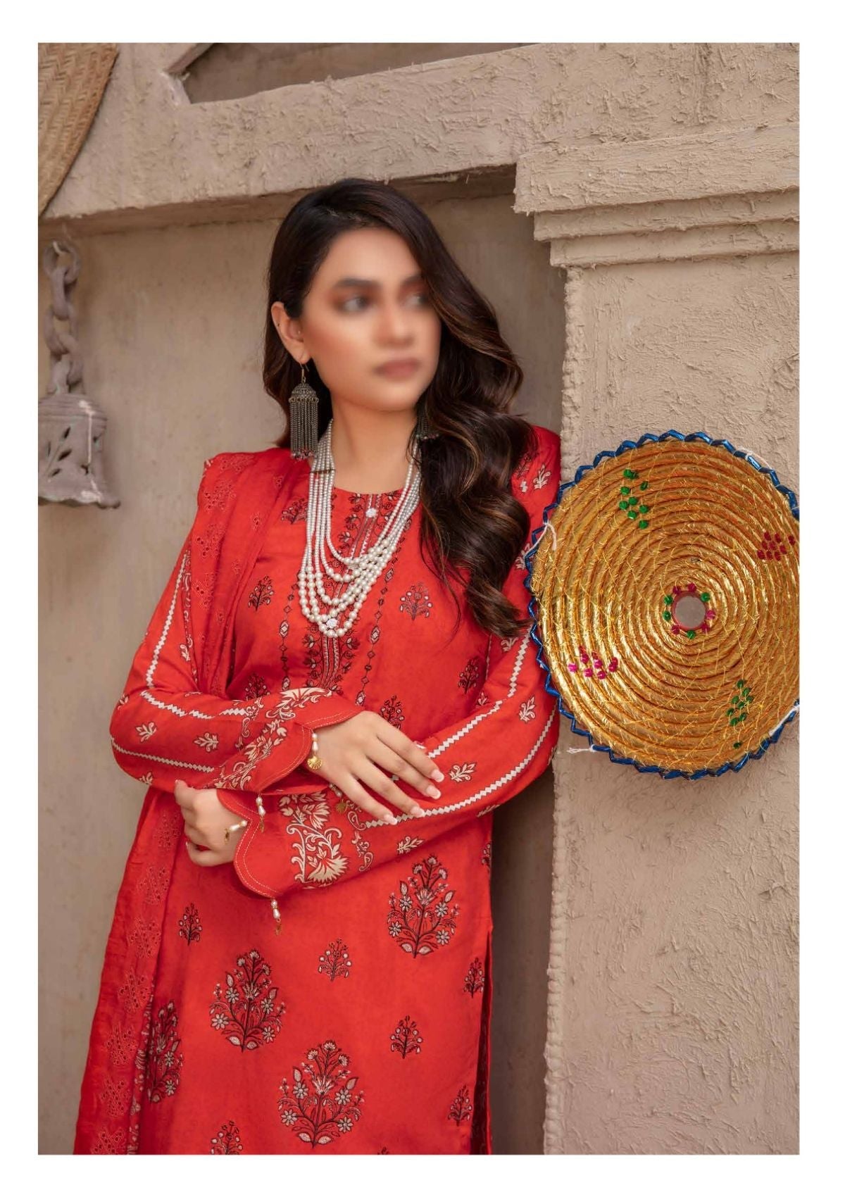 Winter Collection - Laiba - D/P Viscose - V26 - LV#07 - Official Laiba - Agha Fabrics UK