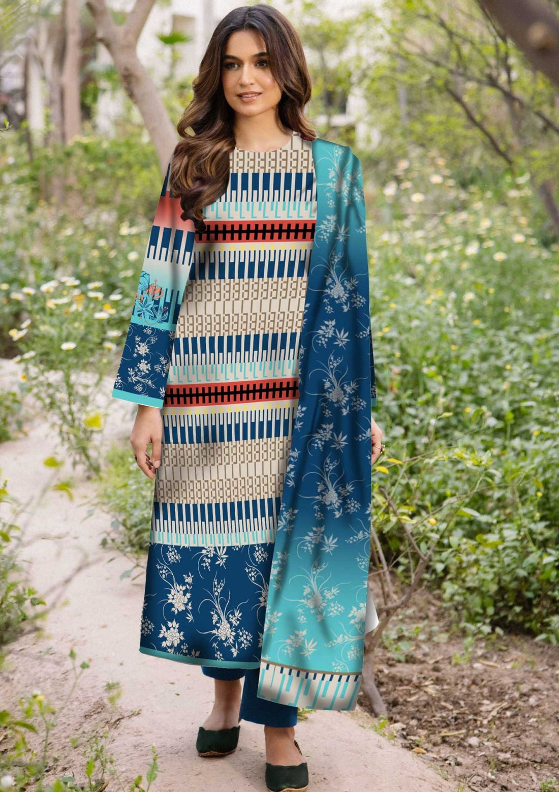 Winter Collection - Art n Style - Monsoon Linen 24 - AMS#03 - Official Art n Style - Agha Fabrics UK