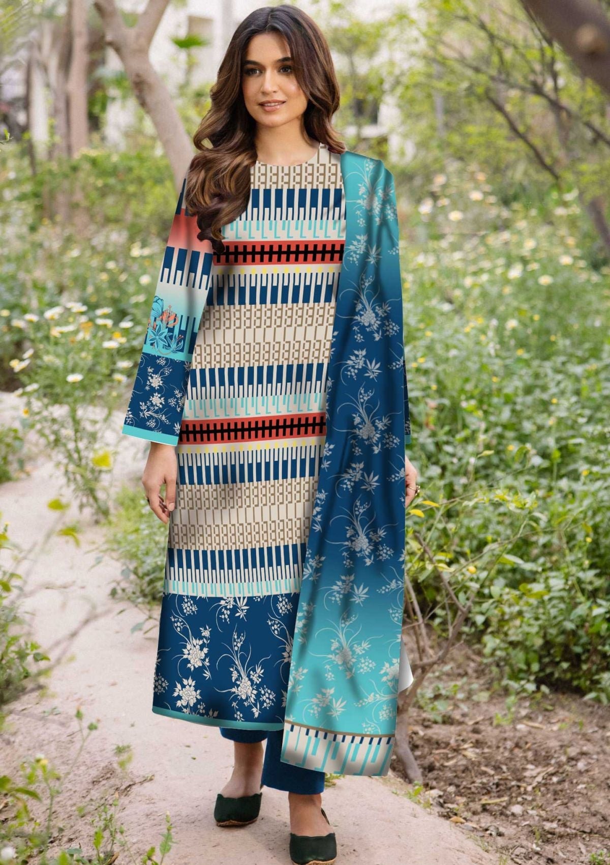 Winter Collection - Art n Style - Monsoon Linen 24 - AMS#03 - Official Art n Style - Agha Fabrics UK