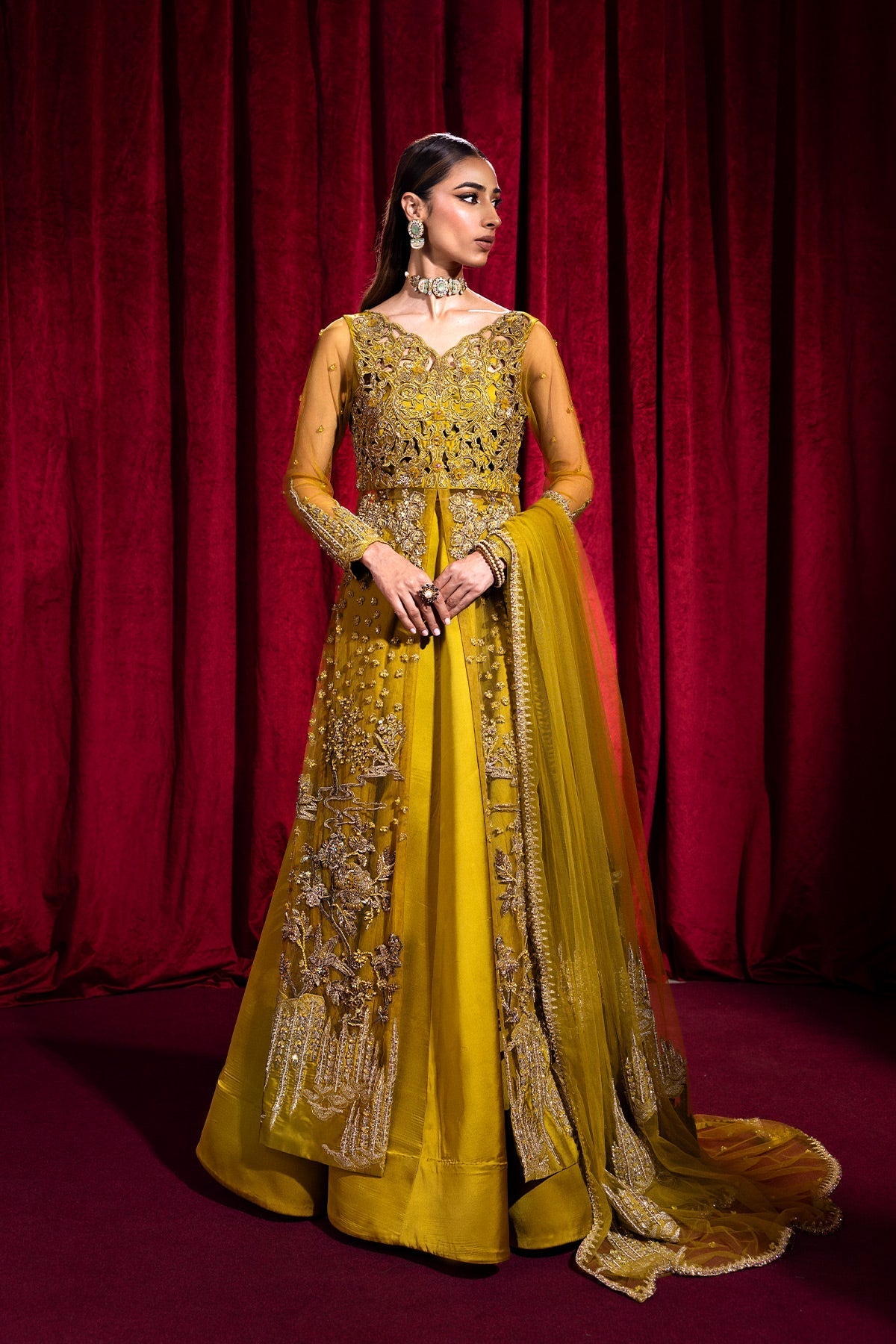 Mina Kashif | Luxury Pret | Saffron