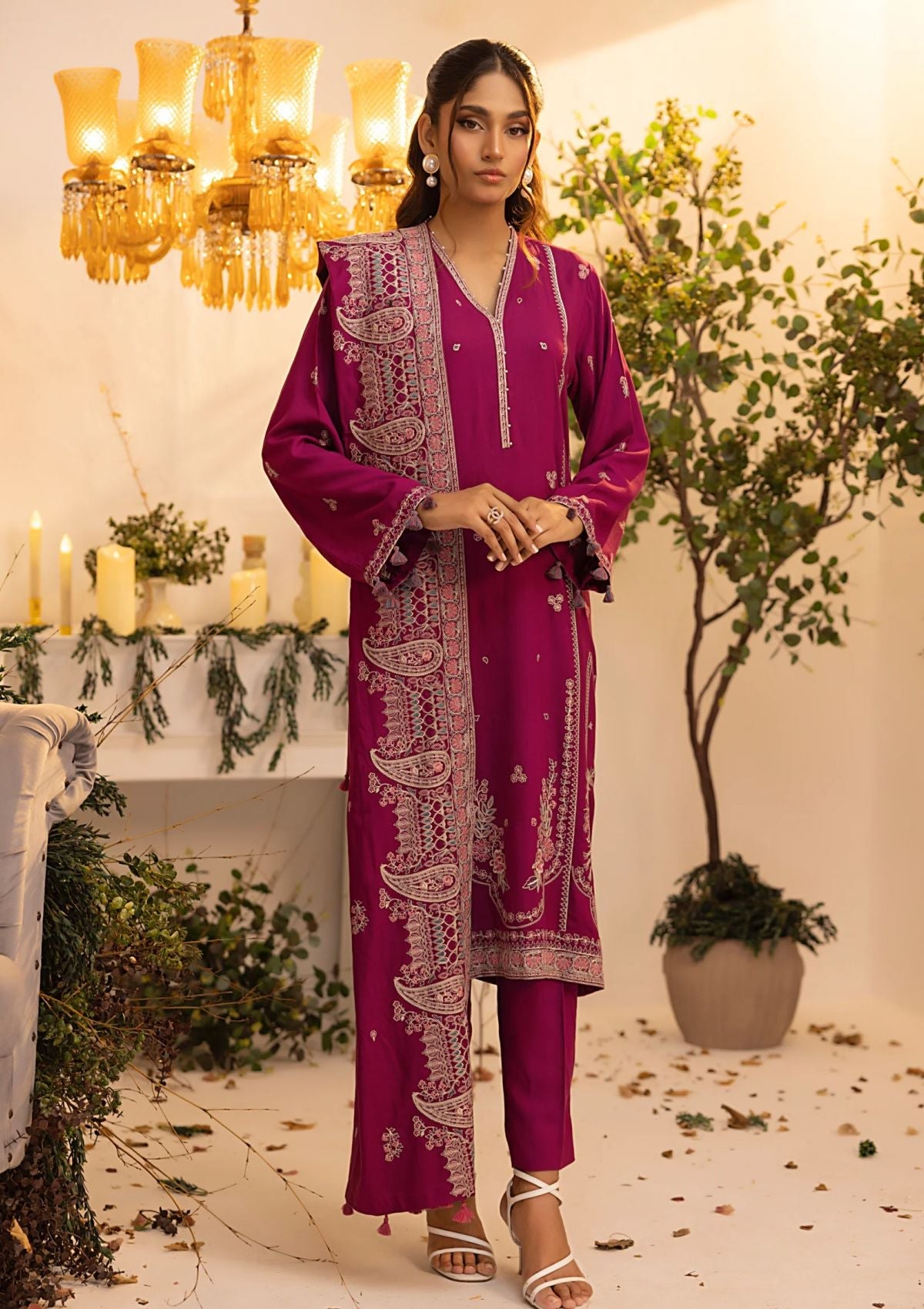 Winter Collection - Lakhany - Cashmi Wool - LCW24#LG-UB-0089 - Official Lakhany - Agha Fabrics UK