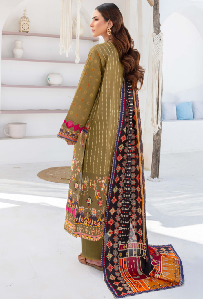 Humdum | Saira Bano Lawn 24 | D06 - Official HumDum - Agha Fabrics UK