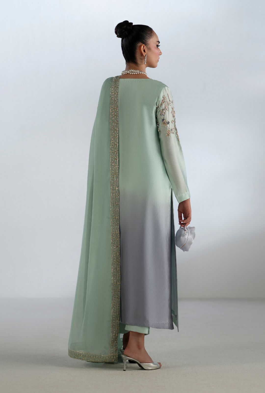 Inayat | Luminae Luxe Pret 25 | Crystal - Official Inayat - Agha Fabrics UK