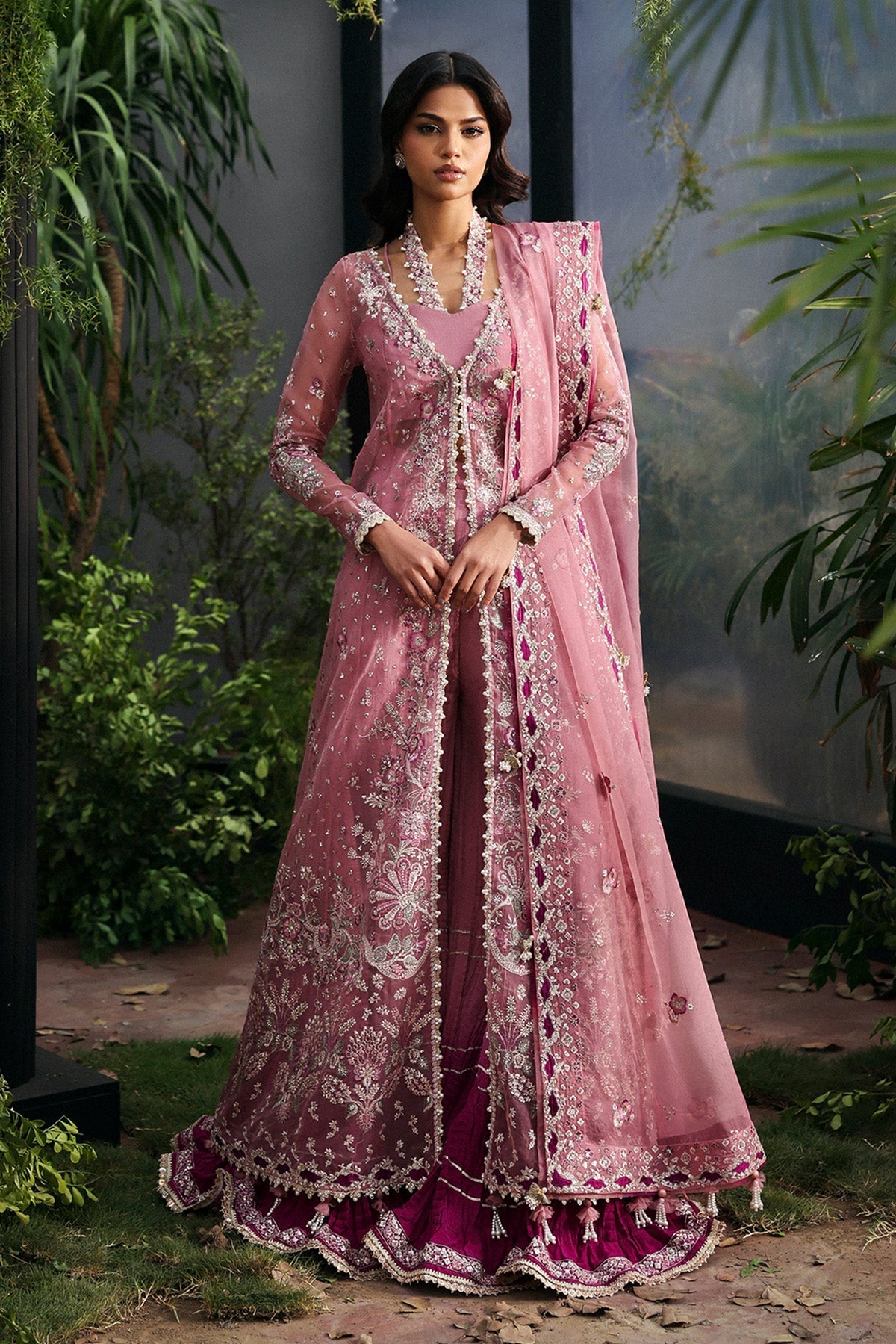 Afrozeh | La Fuschia 25 | Seraira - Official Afrozeh - Agha Fabrics UK