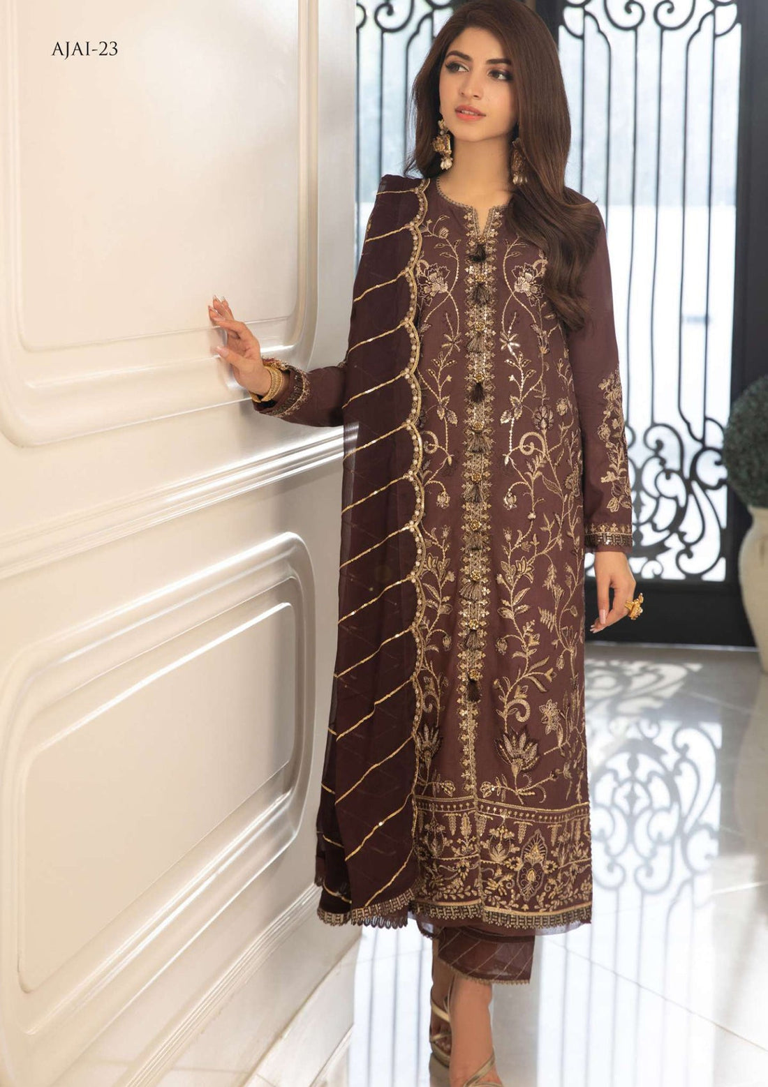 Lawn Collection - Asim Jofa - Aira - AJAI#23 - Official Asim Jofa - Agha Fabrics UK