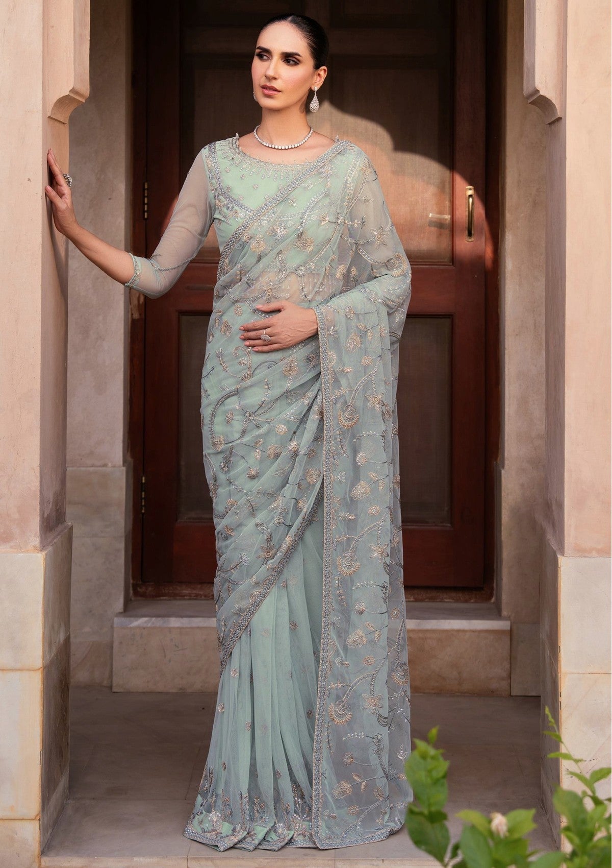 Formals - Zarif - Sahiba - Unstitched 25 - SBA#06 - INEESA