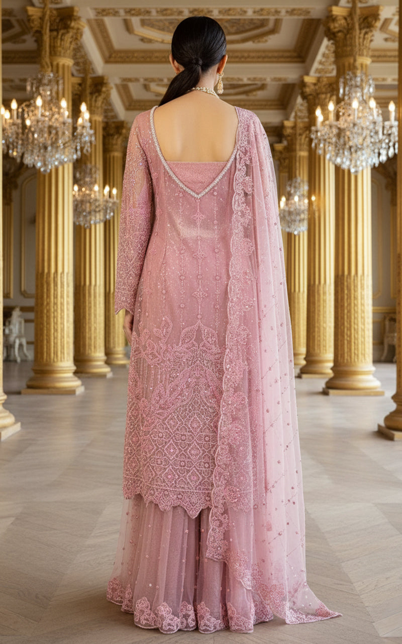 Threads and Motifs | Formal Dresses 25 | Embroidered Angrakha With Lehenga