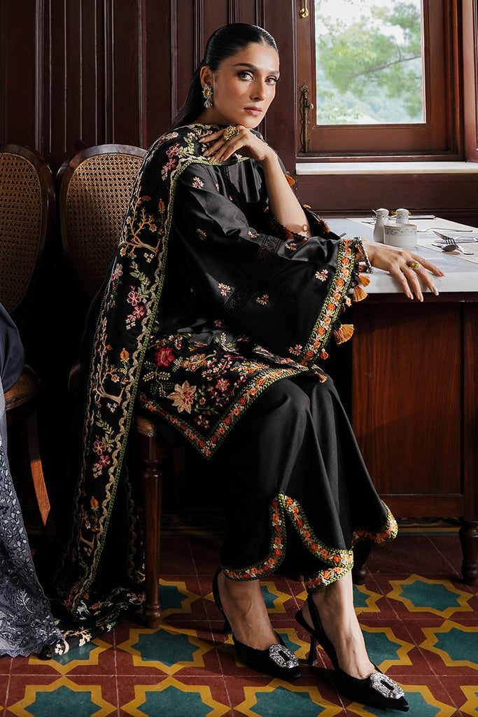 Cross Stitch | Satin De Luxe | RAVEN BLOSSOM - Official Cross Stitch - Agha Fabrics UK