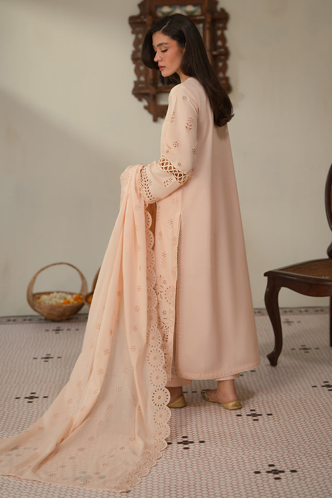 Cross Stitch | Chikankari Lawn 24 | PEARLED IVORY