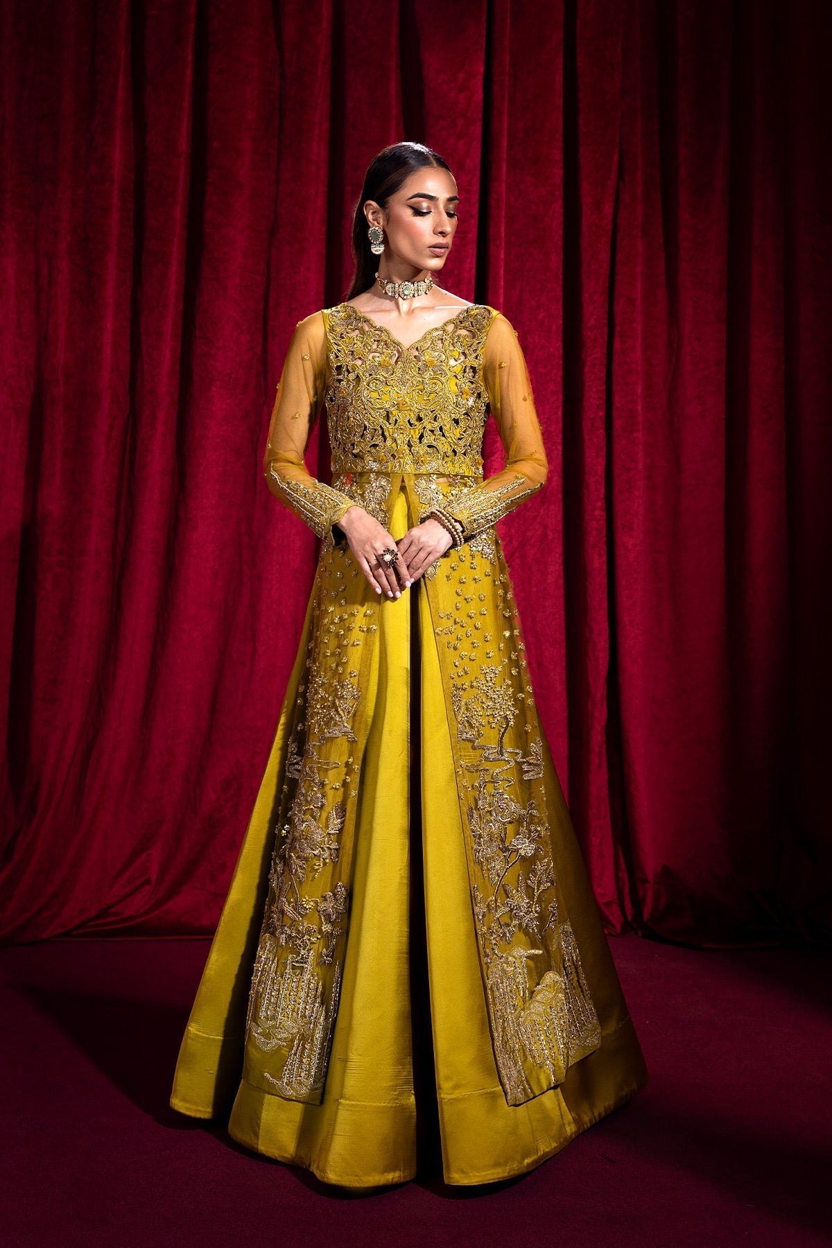 Mina Kashif | Luxury Pret | Saffron