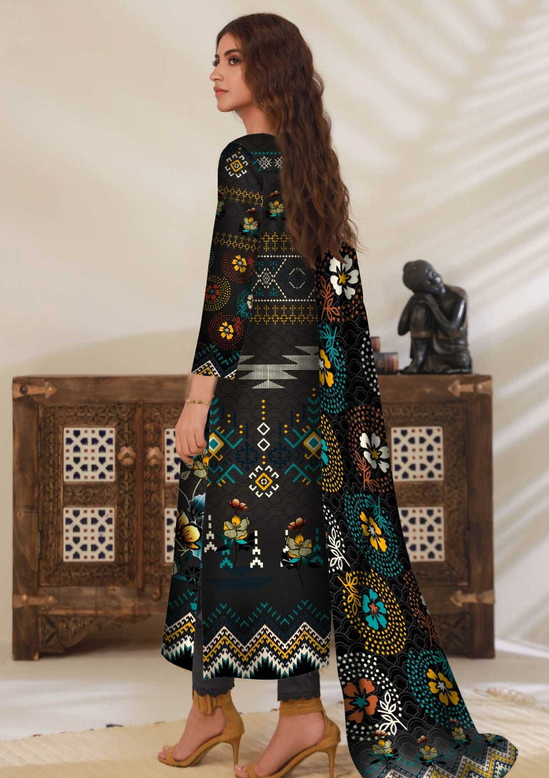 Winter Collection - Art n Style - Monsoon Linen - Volume 2 - A24#12 - Official Art n Style - Agha Fabrics UK