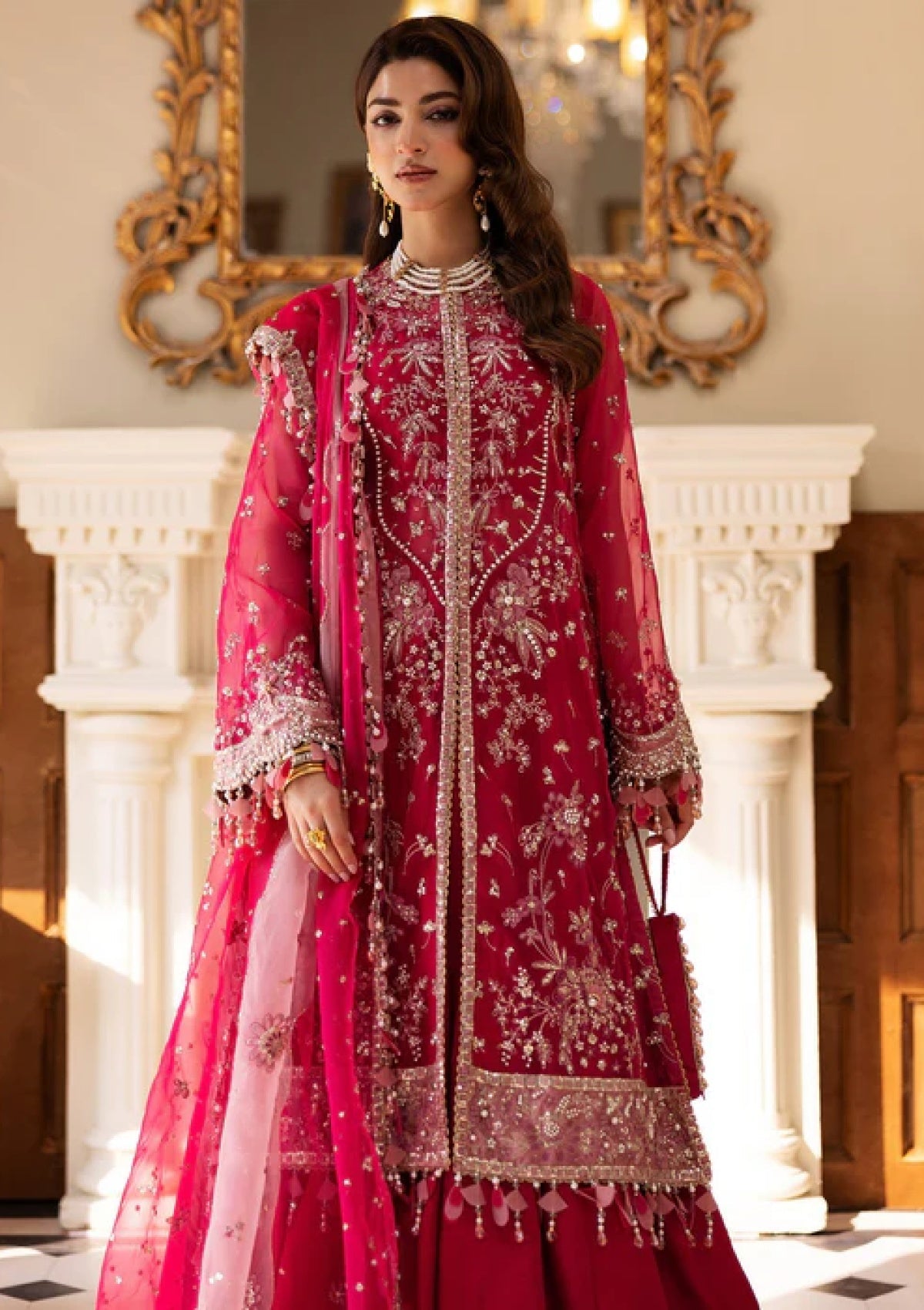 Formals - Sadaf Fawad Khan - Sirra - Festive 25 - FUSCHIA ROSE