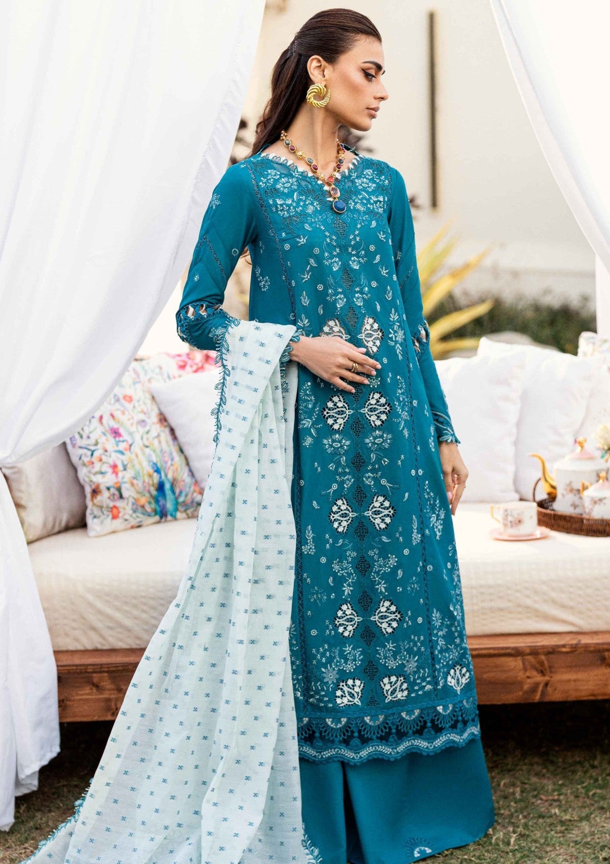 Lawn - Qalamkar - Chikankari - Eid Edit 25 - CS#07 - ALYANA
