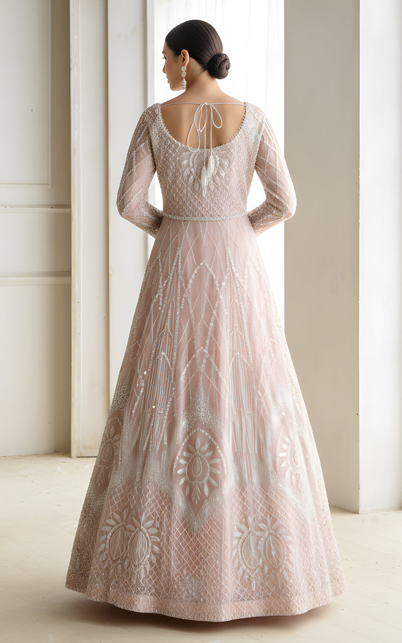 Threads and Motifs | Formal Dresses 25 | Net Embroidered Maxi