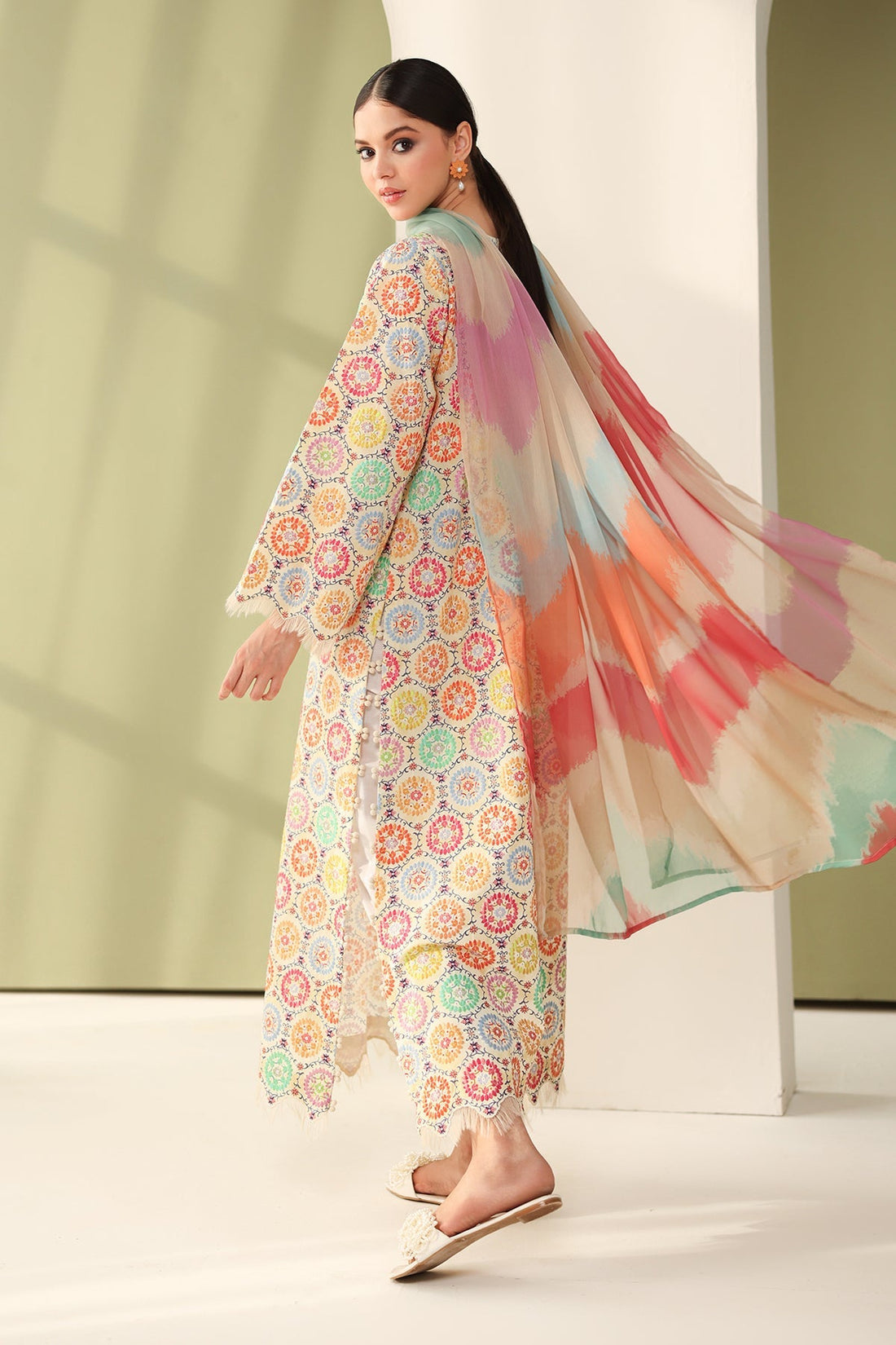 Baroque | Eid Printique | EMBROIDERED PRINTED LAWN UF-4178