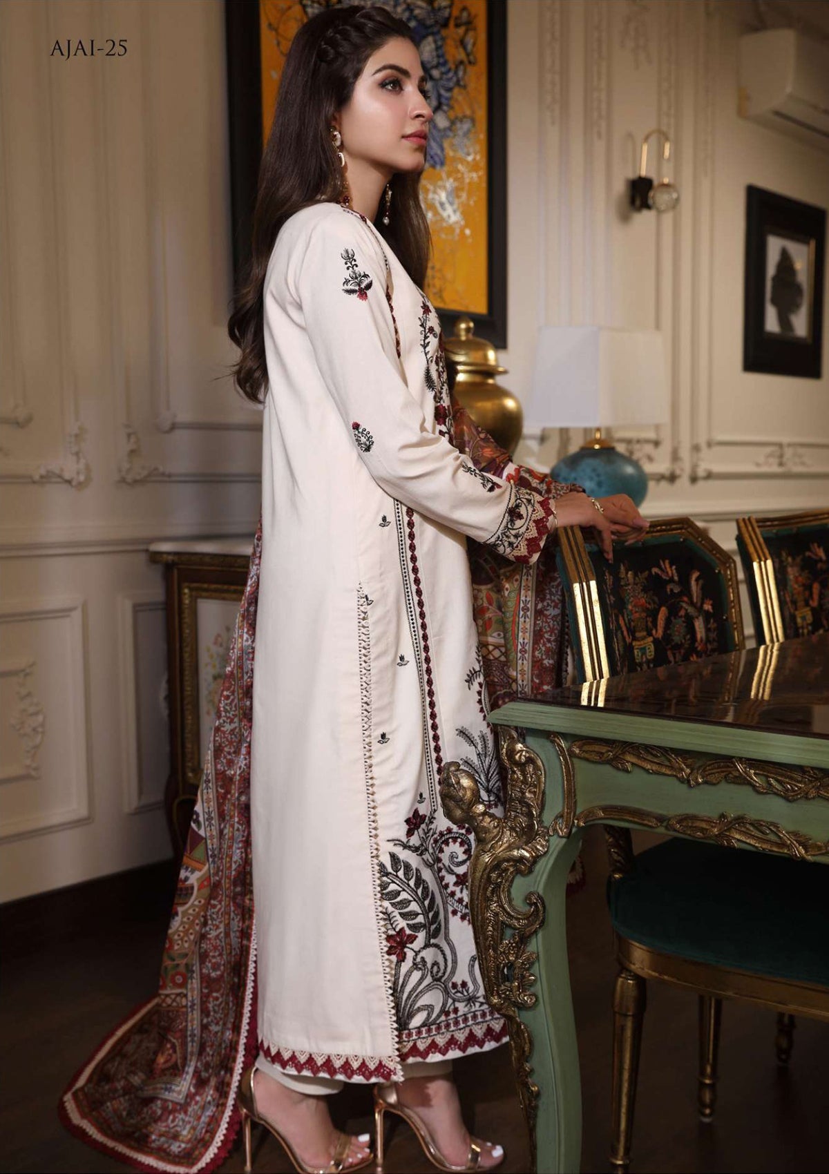 Lawn Collection - Asim Jofa - Aira - AJAI#25 - Official Asim Jofa - Agha Fabrics UK