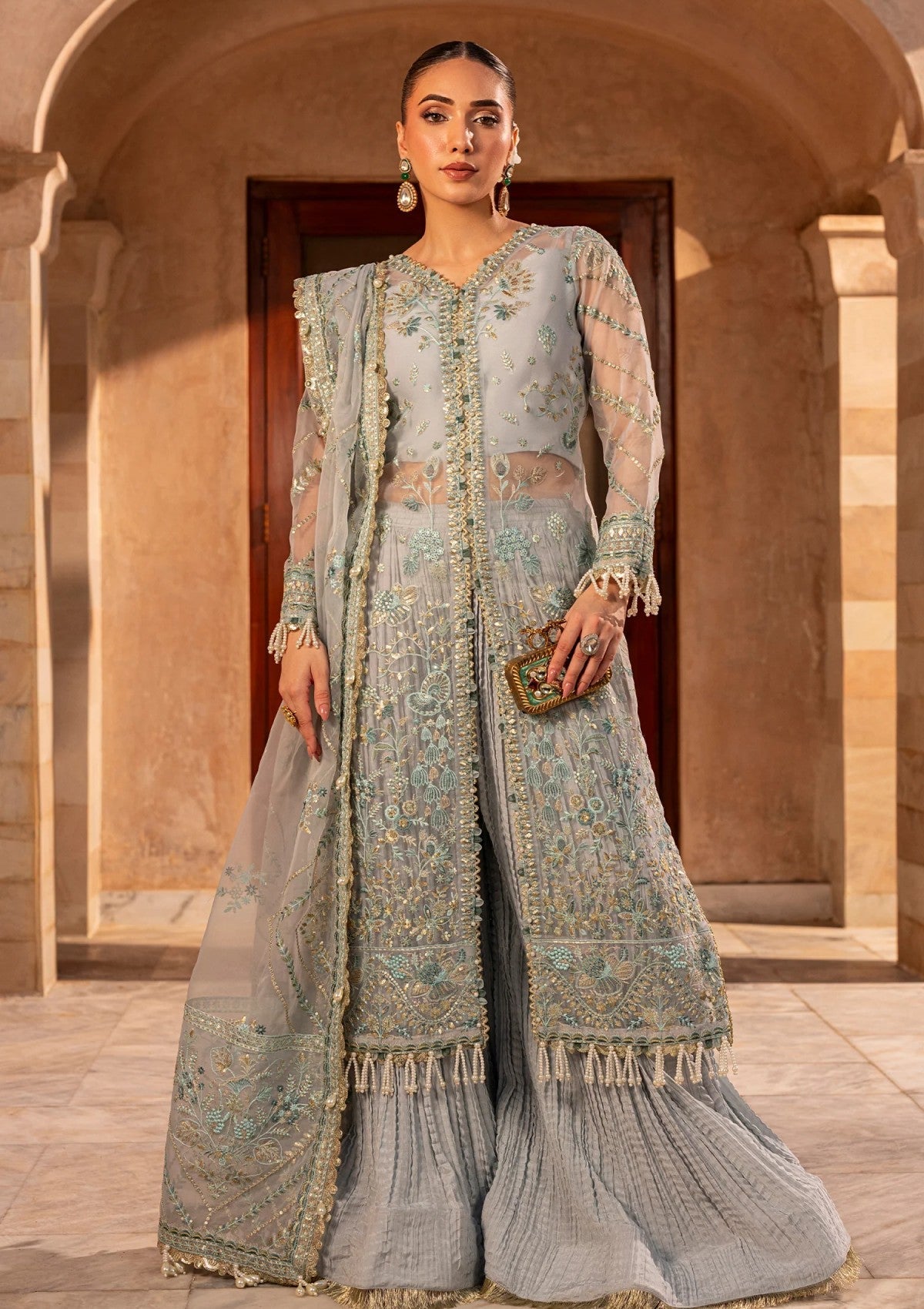Formals - Aylin - Wedding Edit 25 - AQUA - Official Aylin - Agha Fabrics UK