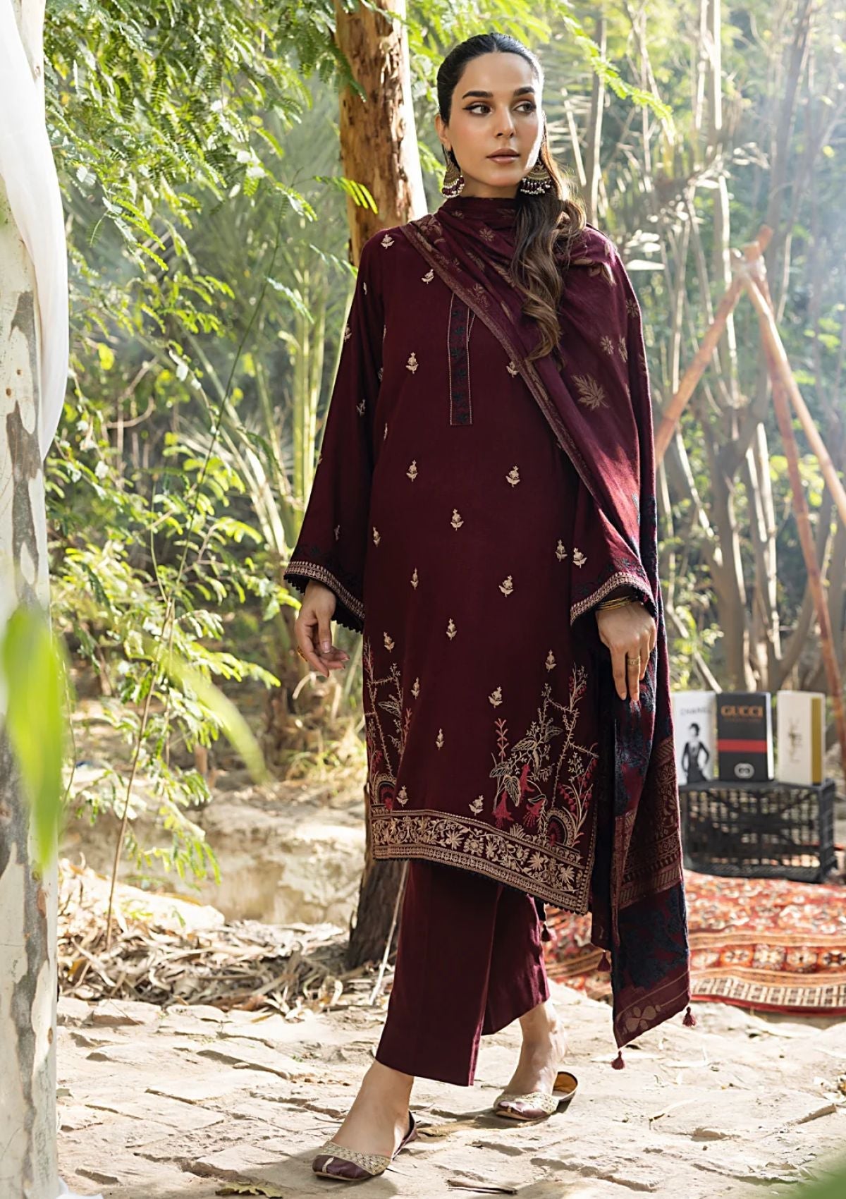 Winter Collection - Lakhany - Luxury Winter 24 - LG-IZ-0234 - Official Lakhany - Agha Fabrics UK