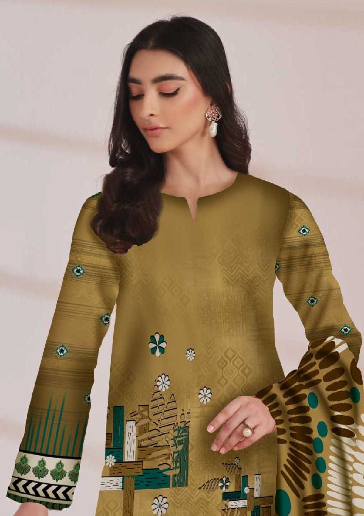 Winter Collection - Art n Style - Monsoon Linen - Volume 2 - A24#11 - Official Art n Style - Agha Fabrics UK