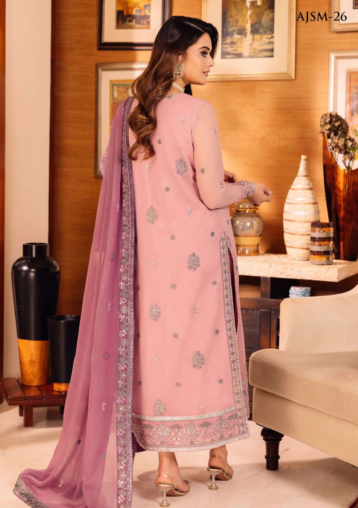 Summer Collection - Asim Jofa - Maahru - AJSM#26 - Official Asim Jofa - Agha Fabrics UK