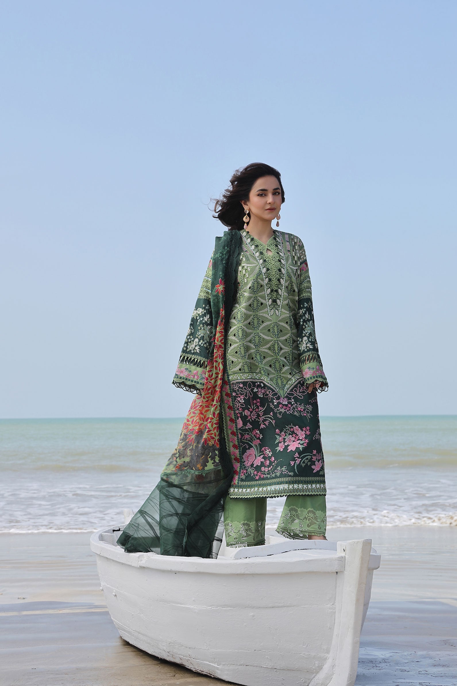 Maryam Hussain | Luxury Lawn 24 | GARDENIA - Official Maryam Hussain - Agha Fabrics UK