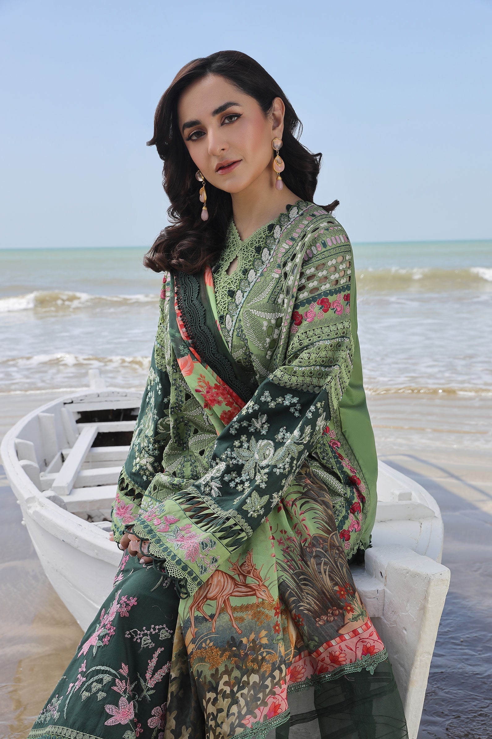 Maryam Hussain | Luxury Lawn 24 | GARDENIA - Official Maryam Hussain - Agha Fabrics UK
