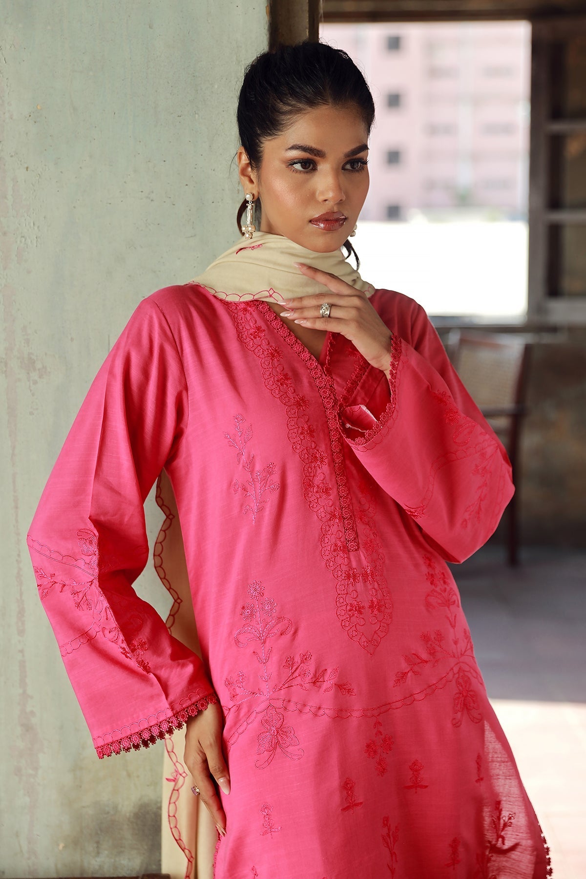 Sahar | Winter Collection | Fusia Frost