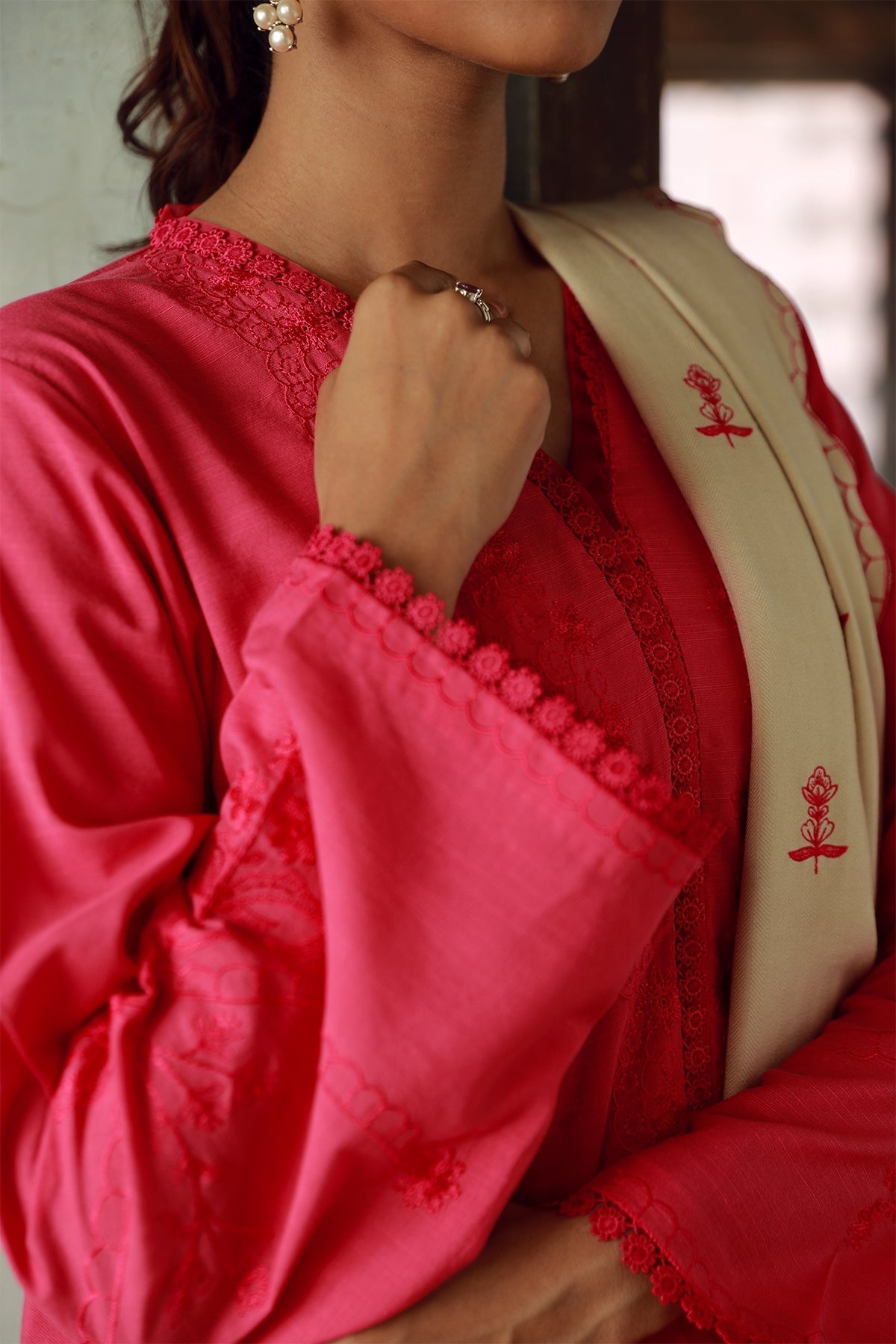 Sahar | Winter Collection | Fusia Frost