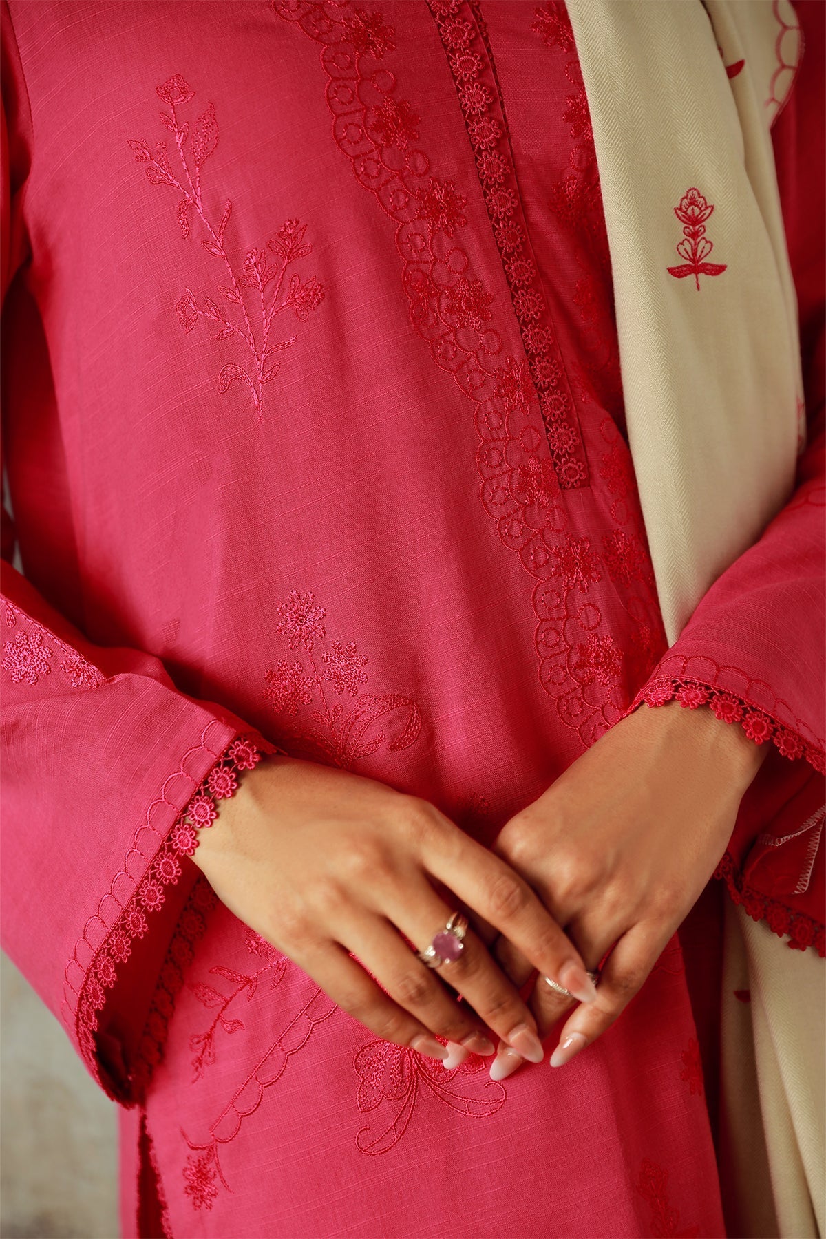 Sahar | Winter Collection | Fusia Frost