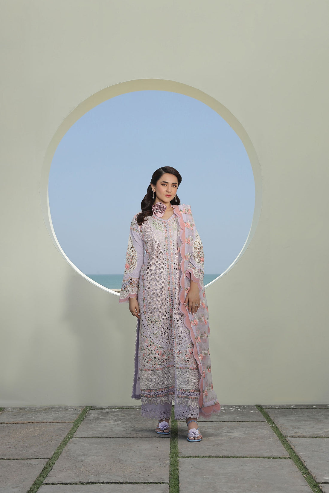 Maryam Hussain | Luxury Lawn 24 | FEROZ - Official Maryam Hussain - Agha Fabrics UK