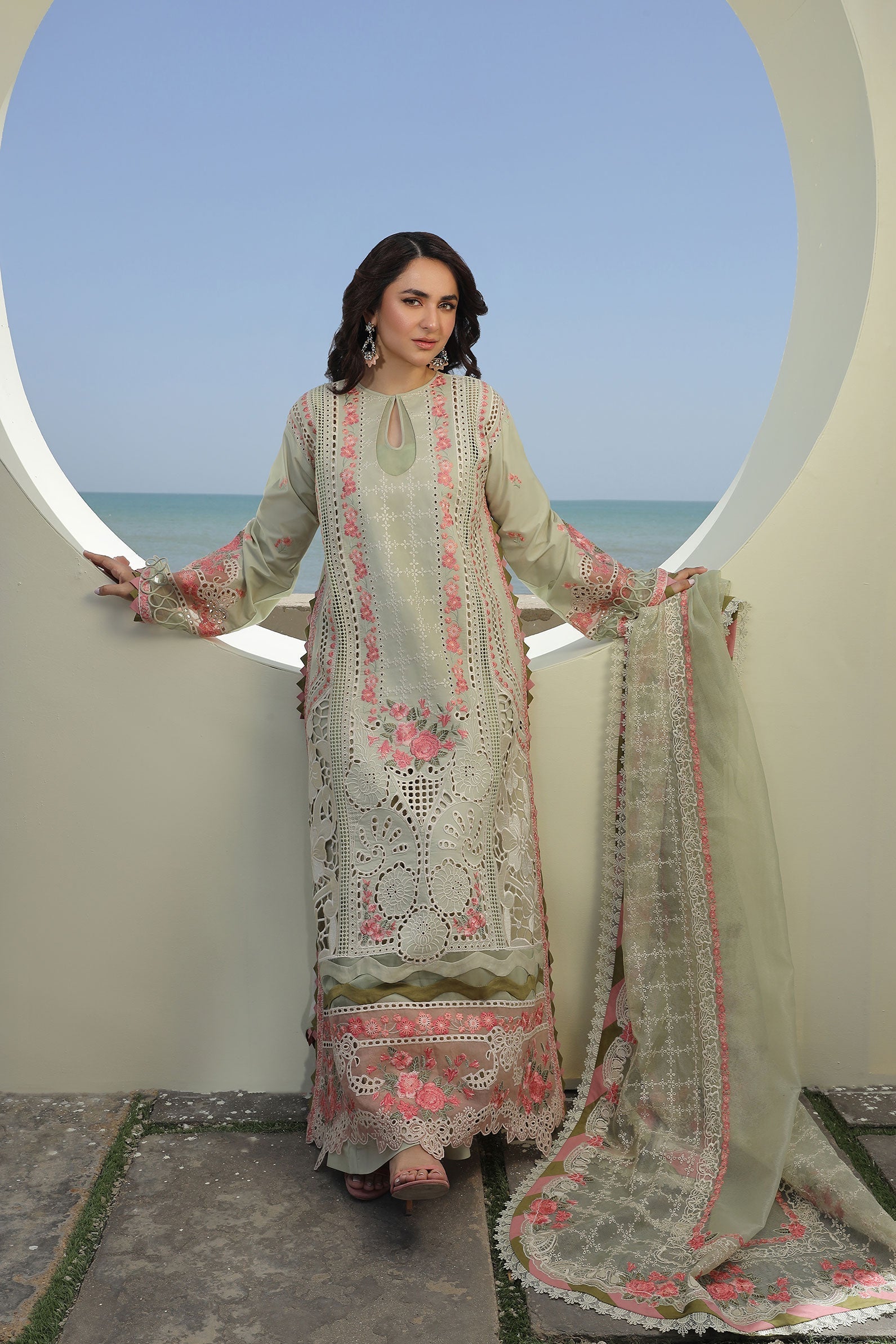 Maryam Hussain | Luxury Lawn 24 | HAVANA - Official Maryam Hussain - Agha Fabrics UK